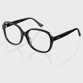 Carfia Oversized Square Black Acetate Eyeglasses for Women Italian designer Optical Frames vedio