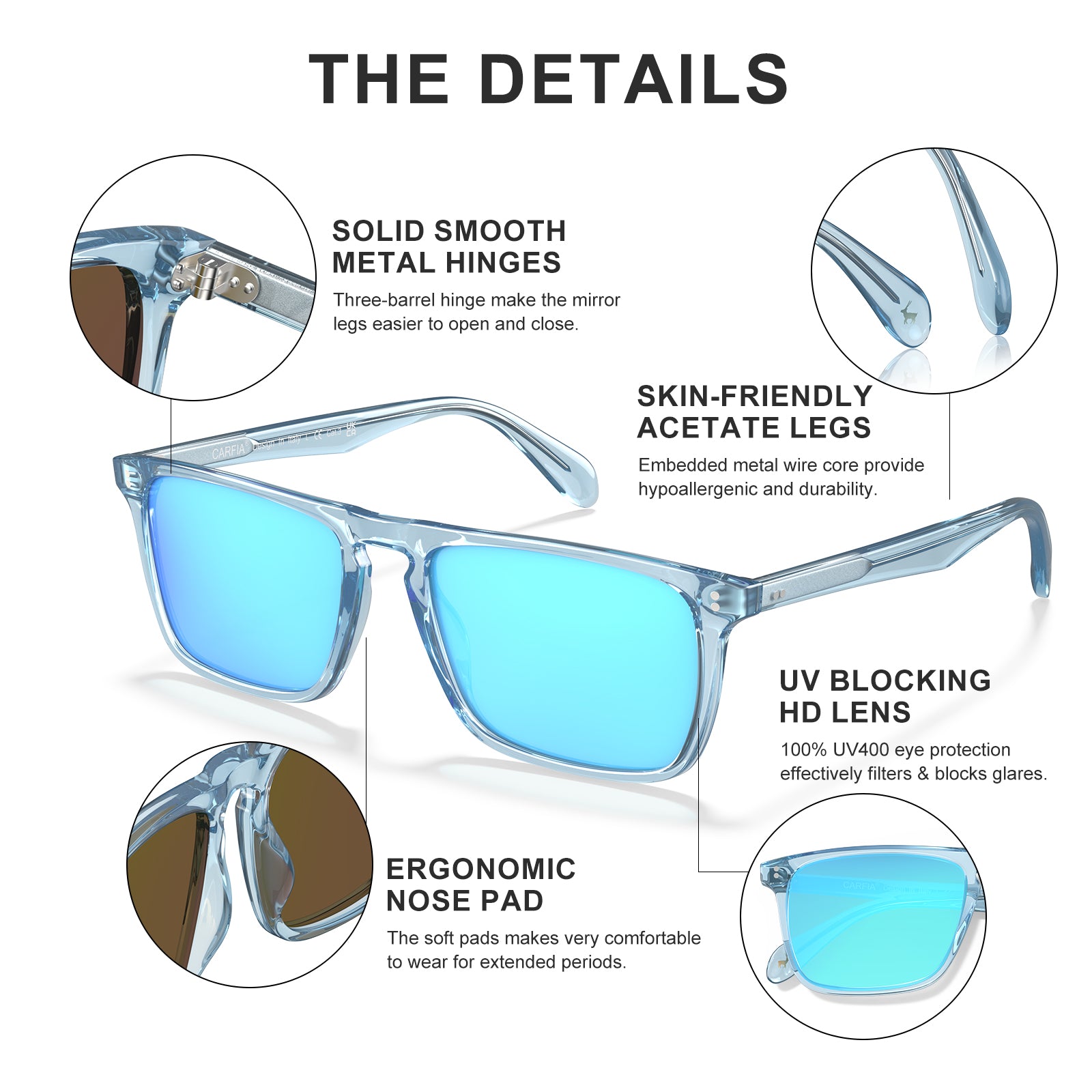 retro-acetate-mens-sunglasses-polarized-classic-rectangular-sun-glasses-detail