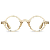 round-transparent-gold-eyeglasses-lightweight-vintage-front