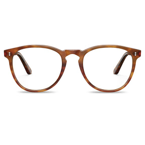 Tortoise brown acetate eyeglasses Orlanda CA2307-FL04 full rim prescription frames front view