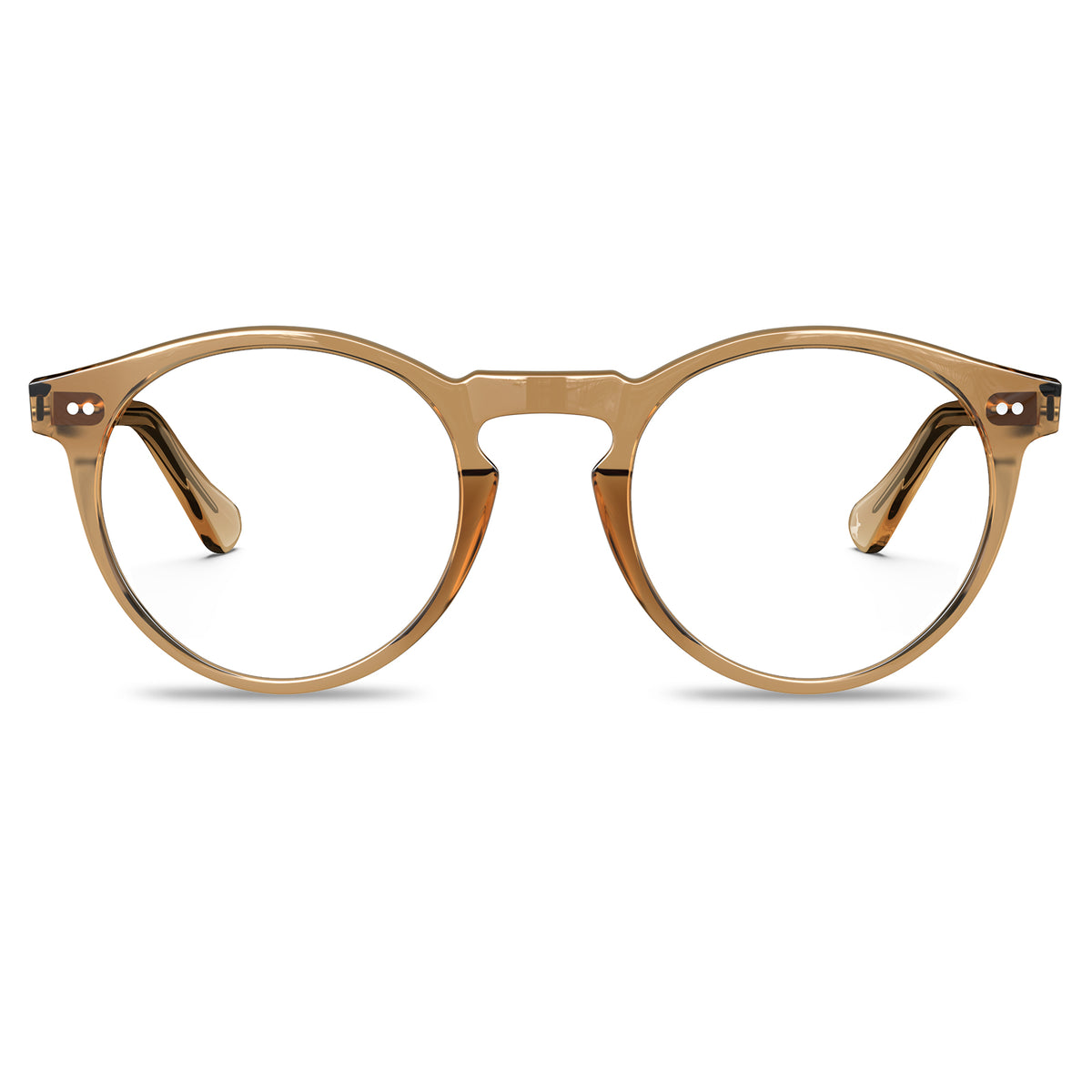 translucent-brown-frame-eyeglasses-acetate-eye-glasses-front