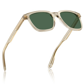 transparent-yellow-frame with-green-lenses-wayfarer-sunglasses-carfia-sun-glasses-polarised-men-sunglasses-fly