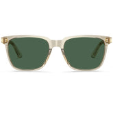 transparent-yellow-frame with-green-lenses-wayfarer-sunglasses-carfia-sun-glasses-polarised-men-sunglasses-front