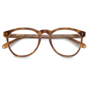 Unisex tortoise brown eyeglasses Orlanda CA2307-FL04 worn lifestyle image prescription ready frames-flod