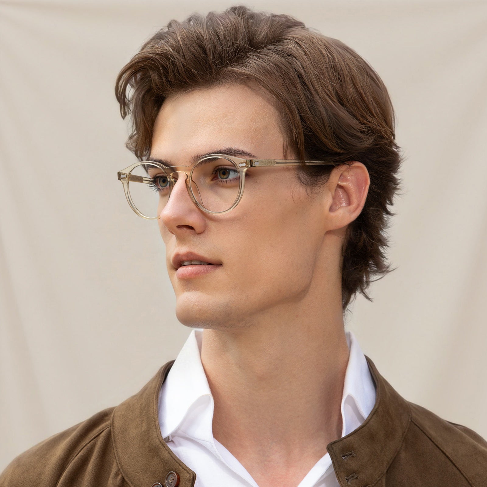 vintage-round-frame-eyeglasses-gold-acetate-frames-unisex-carfia-eyewear-model-men