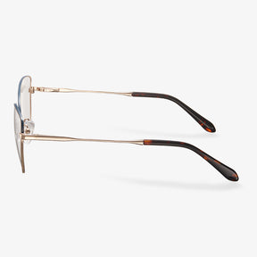 Gold Cateye Eyeglasses - Harper | KoalaEye